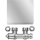 Ventilhahnblockset Kermi CASTEO ZV01200002 eckform, Blende chrom, NA 50 mm