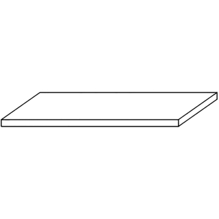 Waschtischplatte Laminat DIAMANT FLORA DFMELWT5430120 B variable, H 38 mm, T 555 mm