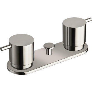 SMARAGD TRICOLORE VERDE 2 Wannenrandbatterie chrom, TD133