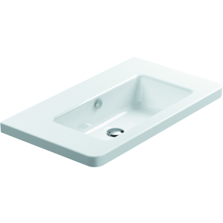 Waschtisch Optima X 80OPXOH weiss CATAglaze, 800 x 480 mm