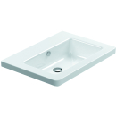 Waschtisch Optima X 67OPXOH weiss CATAglaze, 670 x 480 mm