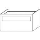 Waschtischunterschrank DIAMANT FLORA WU351AEPL B 350 mm,...