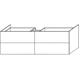 Waschtischunterschrank DIAMANT FLORA WU1804L1T B 1800 mm, H 530 mm, T 550 mm,