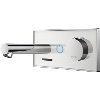 Sichtteil Wandmischer DIAMANT OCEAN W7 118681 Glas weiss, 12 V, Ausladung 240 mm