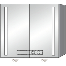CH-Spiegelschrank SMARAGD VERITY LINE AM3426L CH B 800...