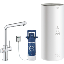 Spültischmischer m. Boiler Grohe RED DUO  chrom, mit...