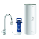 Standventil m. Boiler, C-Auslauf Grohe RED MONO  chrom,...