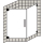Tür 1-flg. m. Seitenwand DIAMANT ALVA 1000x1000x2000 mm