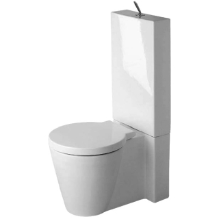 Kombi-Stand-WC Tiefspüler Duravit STARCK 1 weiss