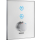 Sichtteil Wandthermostat DIAMANT OCEAN S7 128079 Glas weiss, TD 12 V