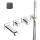 DIAMANT ITALY Wannenmischer UP chrom, Griffe Graphit gl., IT102