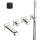 DIAMANT ITALY Wannenmischer UP chrom, Griffe Marquinia gl., IT102