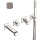 DIAMANT ITALY Wannenmischer UP chrom, Griffe Quarzit samtig, IT102