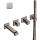 DIAMANT ITALY Wannenmischer UP chrom schwarz gl., Gr. Calacatta gl., IT102