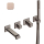 DIAMANT ITALY Wannenmischer UP chrom schwarz geb., Gr. Crema nu. samtig, IT102