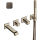 DIAMANT ITALY Wannenmischer UP Metallic geb., Griffe Graphit gl., IT102