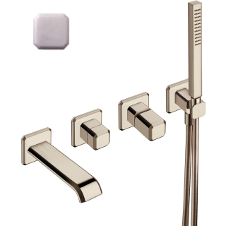 DIAMANT ITALY Wannenmischer UP Metallic gl., Griffe Calacatta gl., IT102