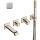 DIAMANT ITALY Wannenmischer UP Metallic gl., Griffe Calacatta gl., IT102