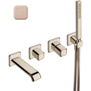 DIAMANT ITALY Wannenmischer UP Metallic gl., Griffe Crema nu. samtig, IT102