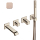 DIAMANT ITALY Wannenmischer UP Metallic gl., Griffe Crema nu. samtig, IT102
