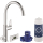 Starter Kit m. Spültischmischer F.Grohe BLUE PURE chrom, druckfest, C-Auslauf