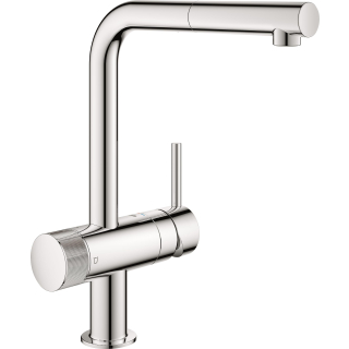 Spültischmischer F.Grohe BLUE PURE chrom, druckfest, L-Auslauf