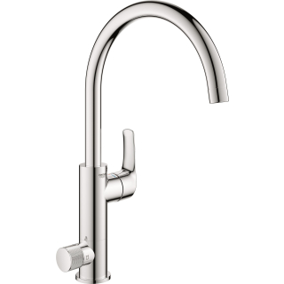 Spültischmischer F.Grohe BLUE PURE chrom, druckfest, C-Auslauf