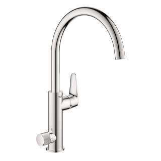 Spültischmischer F.Grohe BLUE PURE chrom, druckfest, C-Auslauf