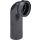 Wand-WC Anschlussbogen 90° Viega 3816 PE, D 110 mm, Steckmuffe 110 mm, schwarz