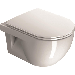 Wand-WC Tiefspüler Optima L 1.2 VSREOPLEXCB weiss, 6 Liter, spülrandlos, mit Glasur
