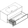 Einlegebox Optima L 1.2 ACSIC35L001 B 150mm x T 370mm x H 60 mm, grau matt
