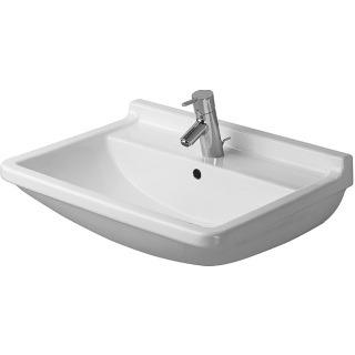 0300.65-001 Waschtisch Duravit STARCK 3   65x48,5 cm, weiss mit WonderGliss