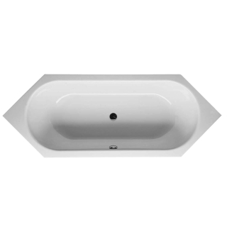 6-Eck Badewanne Stahl-Email Bette STARLET 2060-000 2000x750x420 mm, weiss