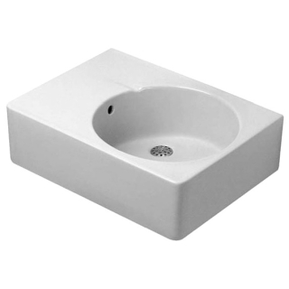 Universalbecken Duravit SCOLA 068560-00 weiss, Becken rechts