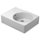 Universalbecken Duravit SCOLA 068560-00 weiss, Becken rechts