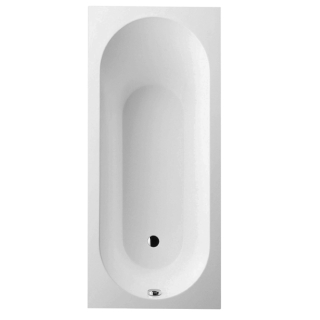 Badewanne Quaryl, Rechteck V&B OBERON UBQ170OBE2V-01 1700x750 mm, weiss