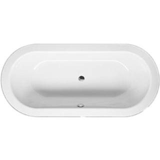 Oval-Badewanne Stahl-Email Bette STARLET OVAL 2740-000 1850x850x420 mm, weiss