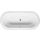 Oval-Badewanne Stahl-Email Bette STARLET OVAL 2740-000 1850x850x420 mm, weiss