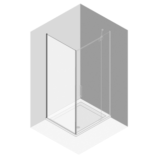 Seitenwand ProCasa Cinque rahmenlos Plus