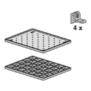 Ablageset ABU MULTISET Kunststoff, Abtropfschale