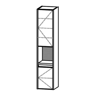 Hochschrank Vanity-Star