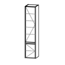 Hochschrank Vanity-Star