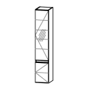 Hochschrank Vanity-Star