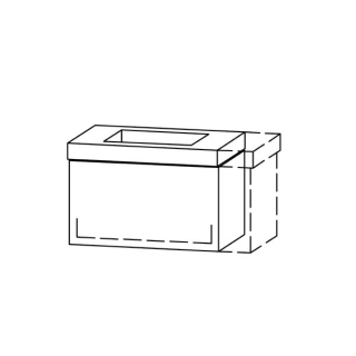 Unterbau Vanity-Keramik Pasofino