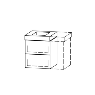 Unterbau Vanity-Keramik Pasofino