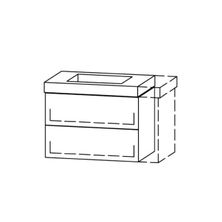 Unterbau Vanity-Keramik Pasofino