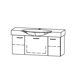 Unterbau Vanity-Palace 120