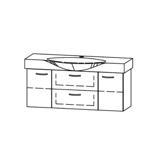 Unterbau Vanity-Palace 120