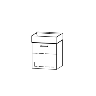 Waschtischmöbel Vanity Seto Easy 50