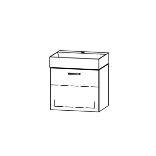 Waschtischmöbel Vanity Seto Easy 60